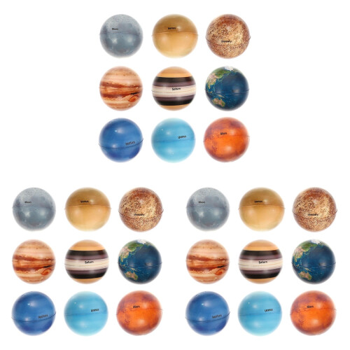 27Pcs Durable Educational Planet Balls Kids Accessory for Playtime Fun