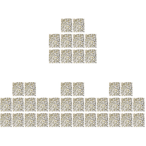 40 Sheets Tattoos Stickers Leopard Printed Temporary Tattoos