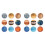 18Pcs Educational Children Toy Durable Planet Balls Assorted 1