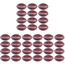 36Pcs Brown PU Rugby Balls Small Toy Balls for Kids Stress Relief Fun