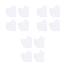12Pcs White Heel Protective Pads Washable Comfortable Feet Supporters