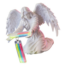 3D-geprinte plastic engelpenorganizer Desktop-displaystandaard-1