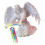 3D-geprinte plastic engelpenorganizer Desktop-displaystandaard-1 1