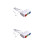 2Pièces Chargeur Double USB ABS Adaptateur Allume-Cigare 6