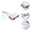 2Pièces Chargeur Double USB ABS Adaptateur Allume-Cigare 9