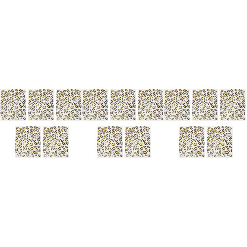 15Sheets Personalized Temporary Tattoos Leopard Design for Daily Use 2