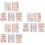 15Sheets Creative Elephant Stickers Gold Disposable Body Decals 6