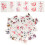 100Sheets Assorted Color Cartoon Body Stickers Durable and Safe 3