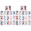 100Sheets Assorted Color Cartoon Body Stickers Durable and Safe 4
