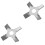 2Pcs Cross-Shaped Stainless Steel Stirrer for Lab Experiments 2