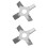 2Pcs Cross-Shaped Stainless Steel Stirrer for Lab Experiments 4
