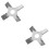 2Pcs Cross-Shaped Stainless Steel Stirrer for Lab Experiments 5