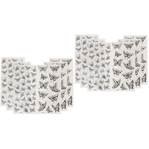 12 Sheets Temporary Tattoos Waterproof Tattoos Stickers Body 2