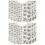 12 Sheets Temporary Tattoos Waterproof Tattoos Stickers Body 4