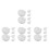24Pcs Tpr Inner Ball Replacement White for DIY 7