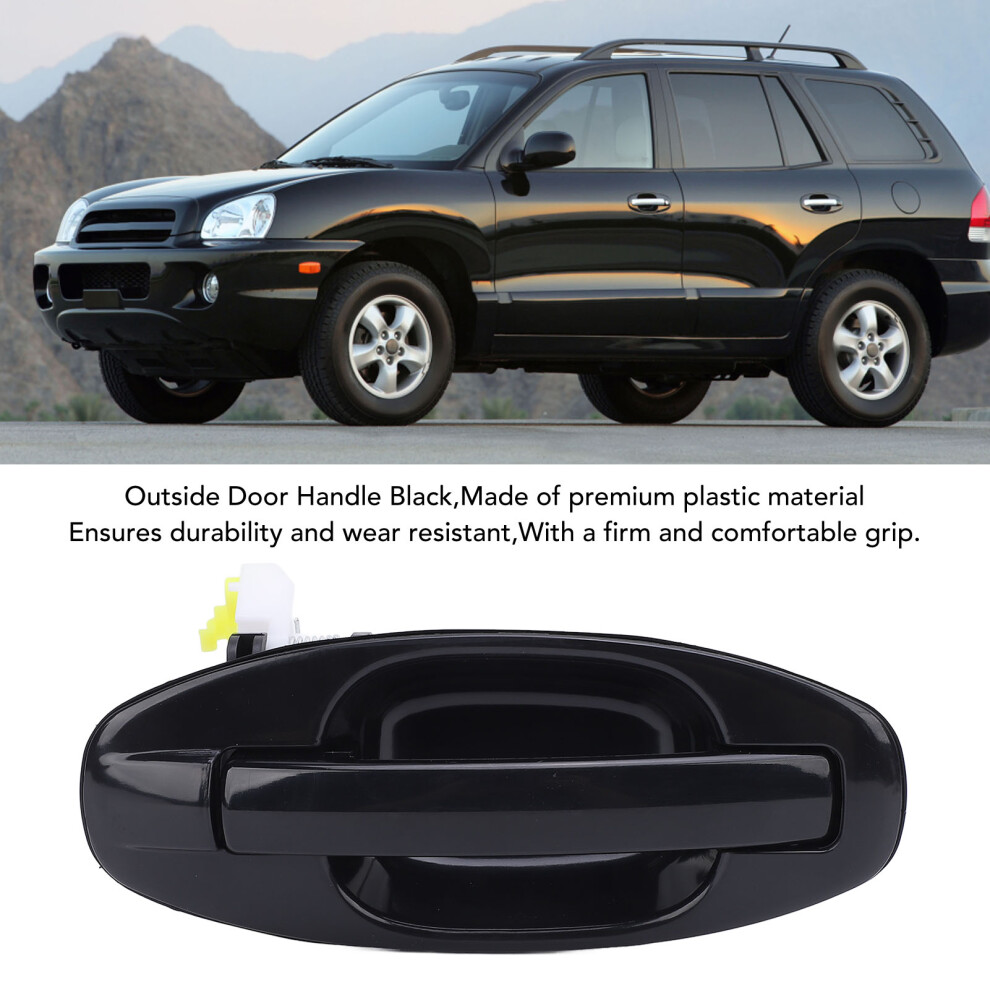 Exterior Handle Santa Fe 2001-06 Black 7444352565511