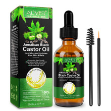 (Black castor oil 60ml) Aceite de ricino negro Serie de cuidado del aceite de ricino Serie de aceite de ricino