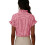 Womens Ruffle V Neck Button Down Blouse Casual Long-Gray L 4