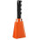 Cowbell Noise Makers with Handle, Cowbell for-Orange 1PCS 1