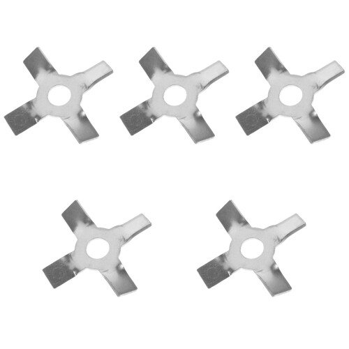 5Pcs Stainless Steel Lab Mixer Stirring Paddle 1