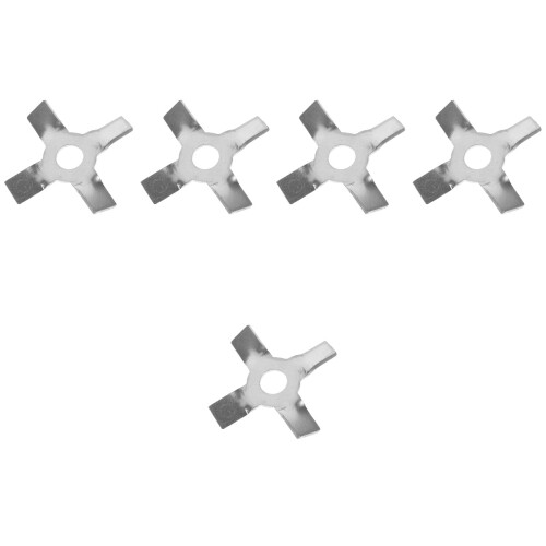 5Pcs Stainless Steel Lab Mixer Stirring Paddle 2