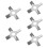 5Pcs Stainless Steel Lab Mixer Stirring Paddle 9