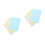 100Feuilles Recharge Cahier Multi-Usage Perforé Couleurs 6