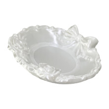 Flower Shaped Decorative Jewelry Holders Container Rose Themed