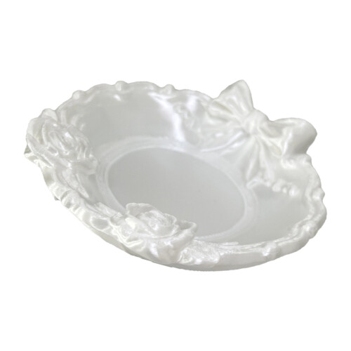 Flower Shaped Decorative Jewelry Holders Container Rose Themed