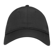 (One Size, Black) Lacoste Logo Taffeta Adjustable Baseball Cap