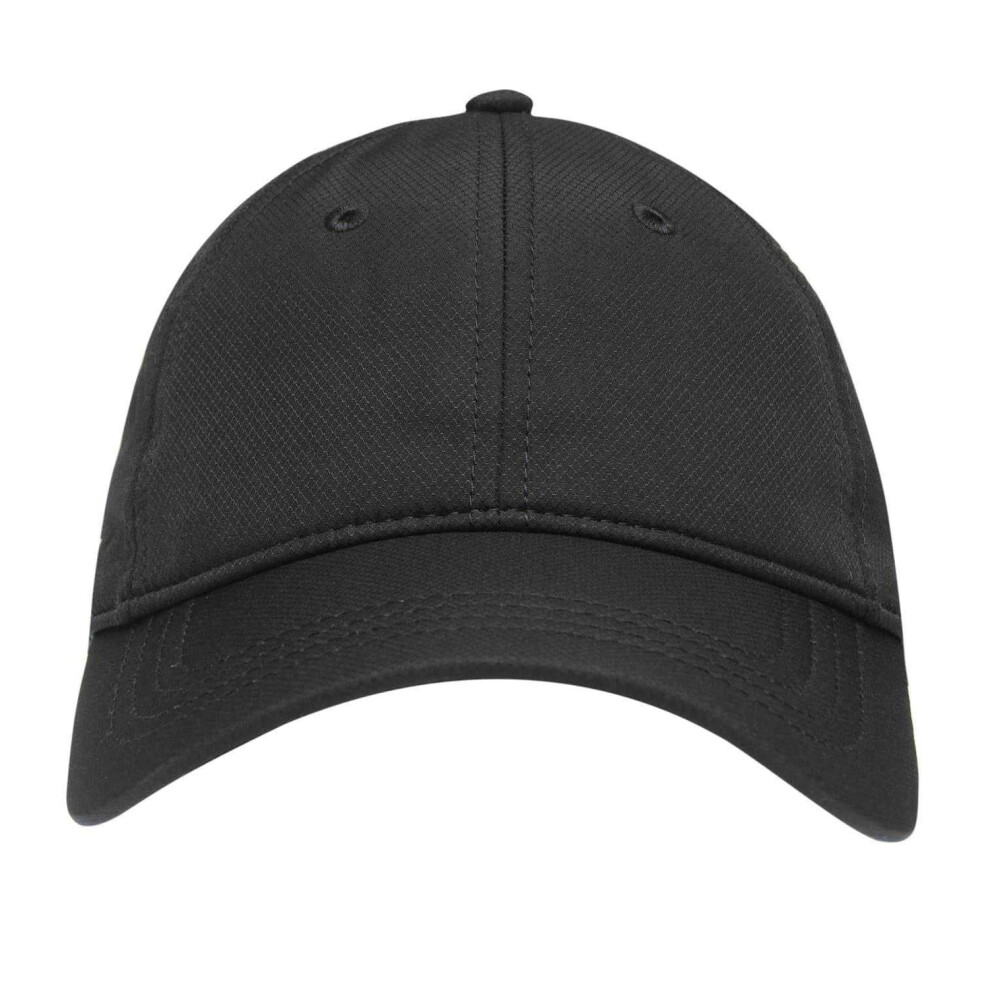 Lacoste (One Size, ) Logo Taffeta Adjustable Baseball Cap Black