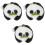 3Pièces - Mini Peluches Colorées En Coton PP Décor 2