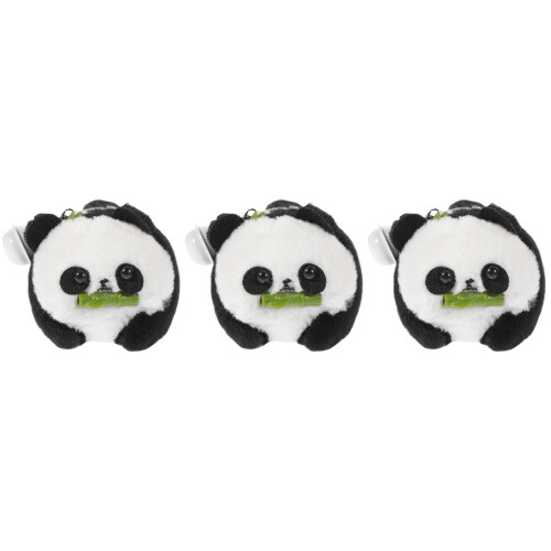 3Pièces - Mini Peluches Colorées En Coton PP Décor 2