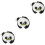 3Pièces - Mini Peluches Colorées En Coton PP Décor 4