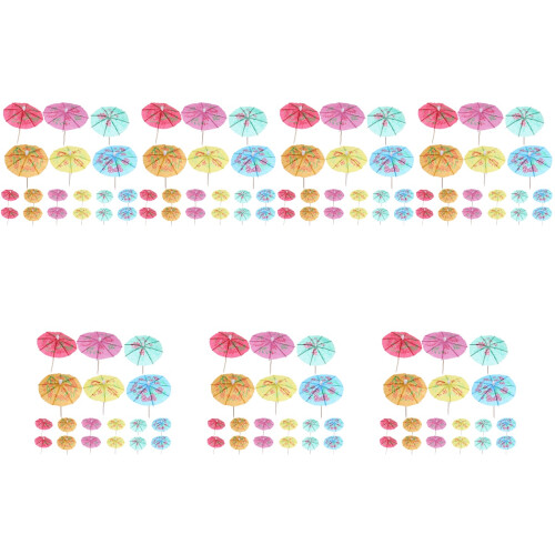 1008Pièces Parasol Cocktail Bois Décoration Pour Soirée 1