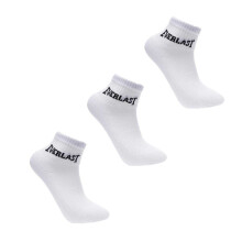 (1 UK Child-6 UK Child, White) Everlast Childrens/Kids Quarter Socks (Pack of 3)