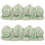 2Pièces Support Brosse Peinture Vert Céramique Élégant Décor Bureau 4