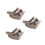 3Paires Surtouts Chaussures Reutilisables Silicone Anti- 2
