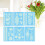 12Pcs Blue Waterproof Decorative Stickers for Festivals 8
