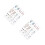 24Pcs Temporary Tattoos Decals Waterproof Body Stickers Set 4