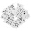 16Sheets Multi DIY Temporary Tattoos Stickers Lightweight Body Decal 9