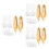 18Paires Inserts Gel Transparent Ajustable Pour Chaussures 2