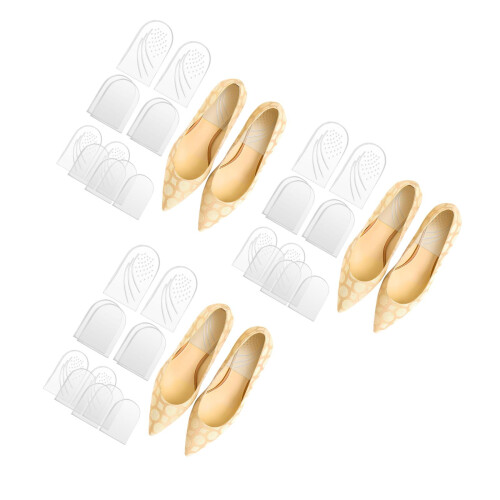 18Paires Inserts Gel Transparent Ajustable Pour Chaussures 2