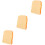 3Pcs Portable Orange Sensory Toys Tpr Simulation Bread Squeeze 4