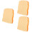 3Pcs Portable Orange Sensory Toys Tpr Simulation Bread Squeeze 5