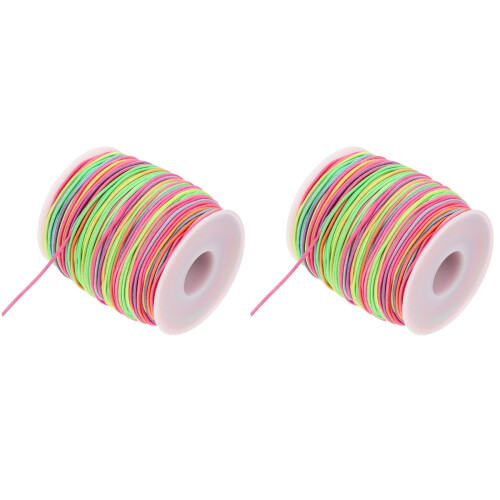 2Rouleaux Fil Strap Élastique Pour Bracelets DIY Durable 1