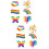 48Pcs Assorted Color Party Stickers Temporary Tattoos Safe Waterproof 6