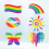 48Pcs Assorted Color Party Stickers Temporary Tattoos Safe Waterproof 7