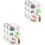20Sheets Multi Hawaiian Temporary Cartoon Stickers Sweat-Resistant 2