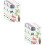 20Sheets Multi Hawaiian Temporary Cartoon Stickers Sweat-Resistant 5